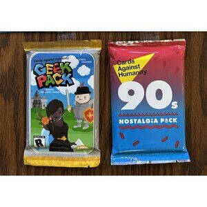 Cards Against Humanity Geek Pack & 90’s Nostalgia Pack